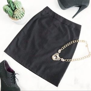 Armani Exchange A/X Pinstripe Pencil Skirt‎